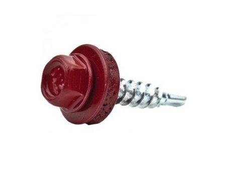 SURUB AUTOF. 4.8x20MM ROSU CU SAIBA