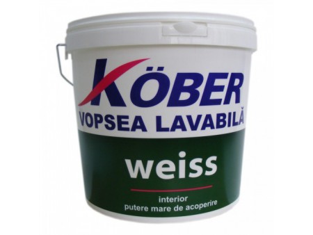 Vopsea lavabila 8.5L Kober Weiss